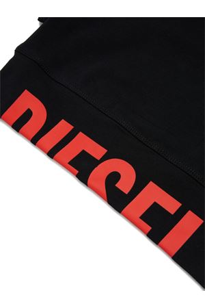 black cotton t-shirt DIESEL KIDS | J02581KYA0LK900